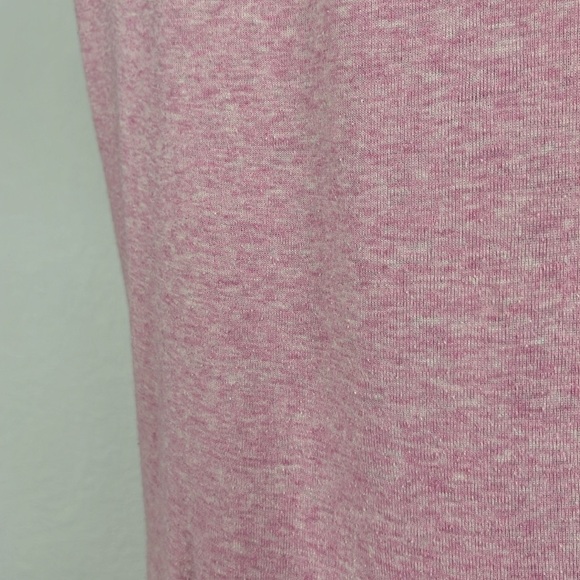 Aquascutum Marled Nubby Button Front Salmon Tank Top - Picture 6 of 9